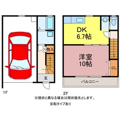 サンホークスの物件間取画像